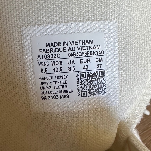 Converse Chuck Taylor All Star Western Cowgirl Sneakers in Vintage White - Picture 10 of 16